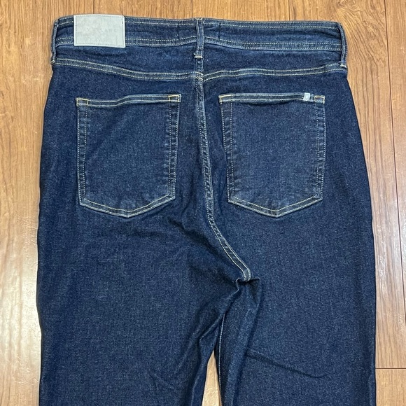 Everlane “Way High” Waisted Clean Front Skinny Jeans Dark Wash Denim Sz 32 - Picture 8 of 14